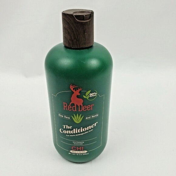 2X CHI for Men Red Deer The Conditioner 90% Natural Aloe Vera & Nettle 12oz each - Picture 2 of 4